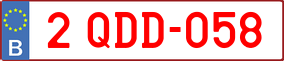Truck License Plate